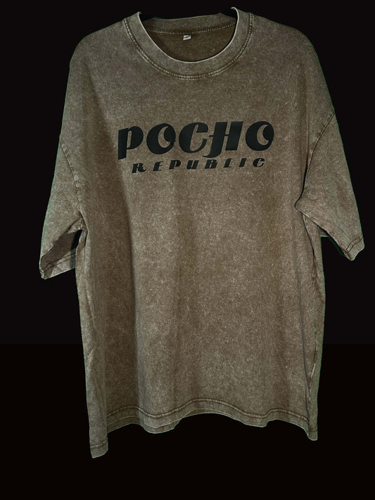 Pocho Republic T-Shirt - Barrel Brown