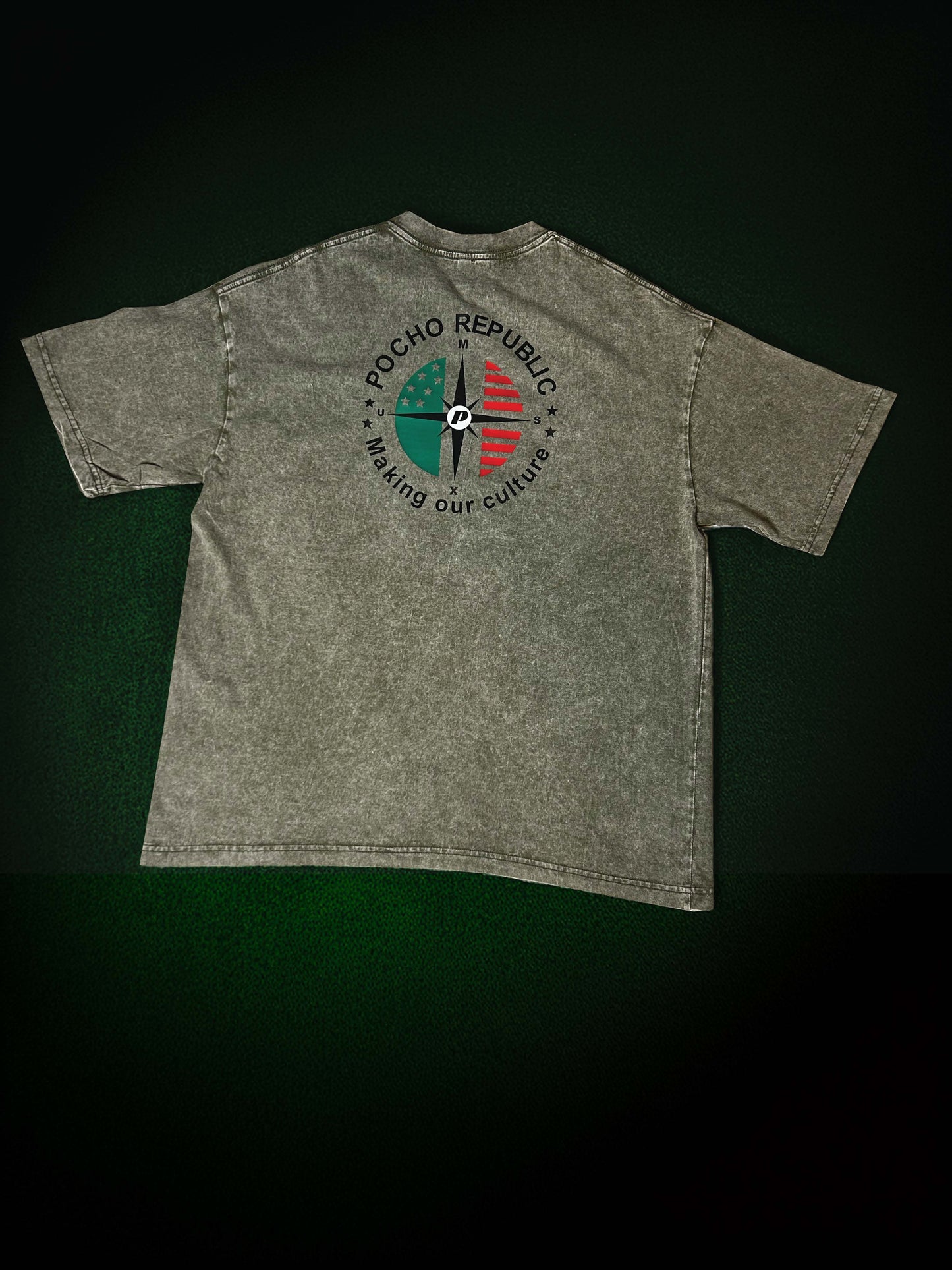 Pocho Republic T-Shirt - Cactus Green